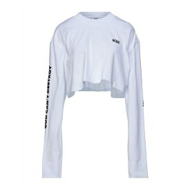 【送料無料】 ジーシーディーエス レディース Tシャツ トップス T-shirts White