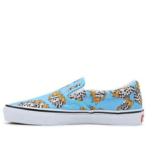 Vans �o���Y �����Y �X�j�[�J�[ �yVans Skate Slip-On 'Blue Flame Dice' VN0A5FCABM6�z �T�C�Y US_10(28.0cm)