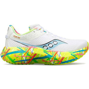 Saucony �T�b�J�j�[ �����Y �X�j�[�J�[ �ySaucony Kinvara Pro Tokyo�z �T�C�Y US_9.5(27.5cm) White/Citron