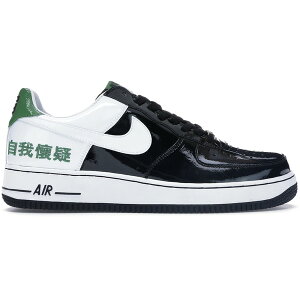 Nike �i�C�L �����Y �X�j�[�J�[ �yNike Air Force 1 Low Chamber of Fear Self Doubt�z �T�C�Y US_M_13 Black/White-Tomatillo