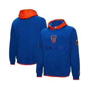 ~b`F&lX Y p[J[EXEFbgVc AE^[ Men's Royal New York Knicks Hardwood Classics Team OG 3.0 Pullover Hoodie Royal