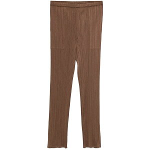 �v���[�c �v���[�Y �C�b�Z�C �~���P ���f�B�[�X �J�W���A���p���c �{�g���X New colorful basics 4 trousers Brown