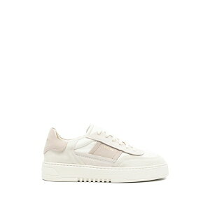 �A�N�Z���A���K�g �����Y �X�j�[�J�[ �V���[�Y Orbit overlap panelled lace-up sneakers Neutrals