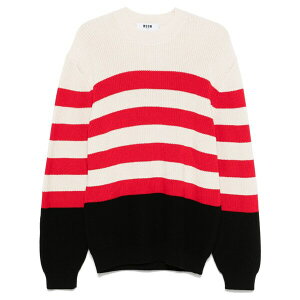 �G���G�X�W�C�G�� �����Y �j�b�g&�Z�[�^�[ �A�E�^�[ Striped cotton sweater Neutrals