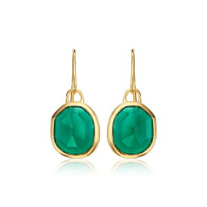 ���j�J���B�i�_�[ ���f�B�[�X �s�A�X���C�������O �A�N�Z�T���[ Siren wire green onyx earrings Gold