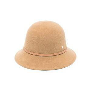 �w�����J�~���X�L�[ ���f�B�[�X �X�q �A�N�Z�T���[ Alto 9 leather-trim wool fedora hat Brown