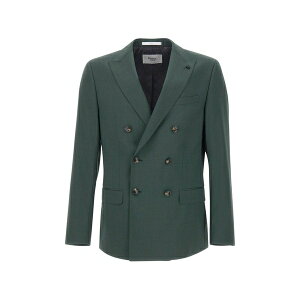 �f�B�Q�� �����Y �W���P�b�g���u���]�� �A�E�^�[ Alfredo double-breasted blazer Green
