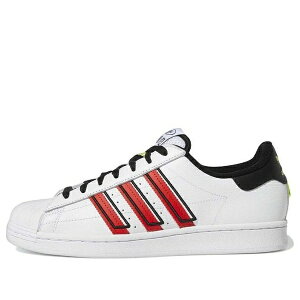 adidas �A�f�B�_�X �����Y �X�j�[�J�[ �yadidas Superstar 'Cloud White Outlined Red Stripes' GX6026�z �T�C�Y US_11(29.0cm)
