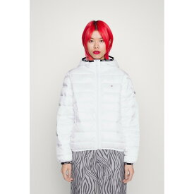 トミーヒルフィガー レディース ジャケット＆ブルゾン アウター QUILTED TAPE HOODED JACKET - Light jacket - white