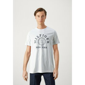 トミー ヒルフィガー メンズ Tシャツ トップス COIN TEE - Print T-shirt - white