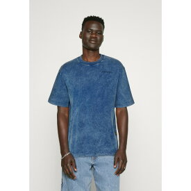 ジースター メンズ Tシャツ トップス INDIGO BOXY - Print T-shirt - sun faded blue
