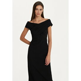 ラルフローレン レディース ワンピース トップス CREPE OFF THE SHOULDER GOWN - Occasion wear - black