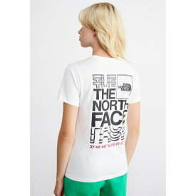 ノースフェイス レディース Tシャツ トップス COORDINATES TEE - Print T-shirt - white