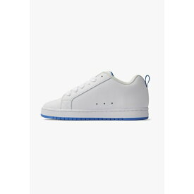 ディーシー メンズ サンダル シューズ COURT GRAFFIK - Skate shoes - wlq white lime turquoise