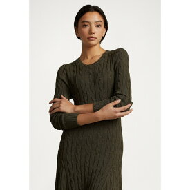 ラルフローレン レディース ワンピース トップス LONG SLEEVE DAY DRESS - Jumper dress - canopy olive