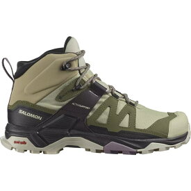 サロモン レディース ブーツ シューズ Salomon Women's X Ultra 4 Mid GTX Hiking Boots Light Green