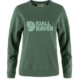 フェールラーベン レディース ニット&セーター アウター Fjallraven Women's Logo Sweater Deep Patina/Misty Green