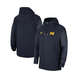 ナイキ レディース ジャケット＆ブルゾン アウター Men's Navy Michigan Wolverines 2023 Coach Half-Zip Hooded Jacket Navy