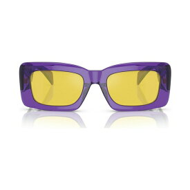 ヴェルサーチ レディース サングラス＆アイウェア アクセサリー Women's Sunglasses, VE4444U Transparent Violet