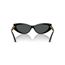 ヴェルサーチ レディース サングラス＆アイウェア アクセサリー Women's Sunglasses, Ve4470B Black