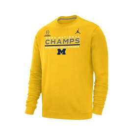 ジョーダン レディース パーカー・スウェットシャツ アウター Men's Brand Maize Michigan Wolverines College Football Playoff 2023 National Champions Club Fleece Pullover Sweatshirt Maize