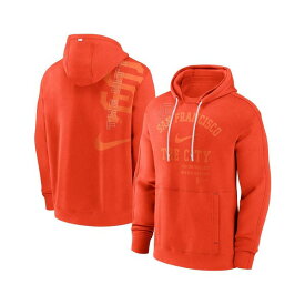 ナイキ レディース パーカー・スウェットシャツ アウター Men's Orange San Francisco Giants Statement Ball Game Pullover Hoodie Orange