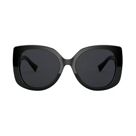 ヴェルサーチ レディース サングラス＆アイウェア アクセサリー Women's Sunglasses, VE4387 BLACK/GREY
