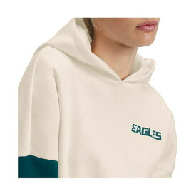 トミー ヒルフィガー レディース パーカー・スウェットシャツ アウター Women's Cream, Midnight Green Philadelphia Eagles Harriet Pullover Hoodie Cream, Midnight Green