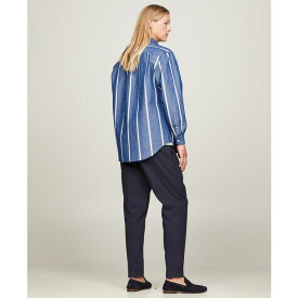 トミー ヒルフィガー メンズ シャツ トップス Men's Regular-Fit Space Stripe Shirt Anchor Blue/ Calico