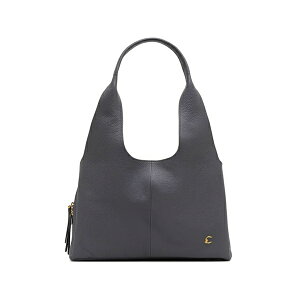 �R�`�l�� ���f�B�[�X �g�[�g�o�b�O �o�b�O Large nell logo-plaque pebbled-leather tote bag Grey