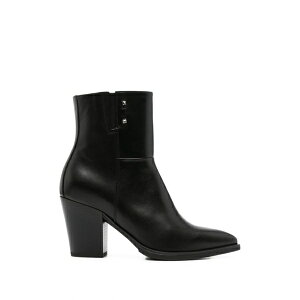 �l�� �W�����f�B�[�j ���f�B�[�X �u�[�c �V���[�Y Stud-embellished pointed-toe ankle boots Black