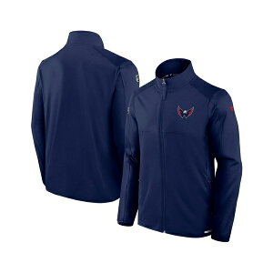 �t�@�i�e�B�N�X �����Y �W���P�b�g���u���]�� �A�E�^�[ Men's Navy Washington Capitals Authentic Pro Rink Fleece Full-Zip Jacket Navy