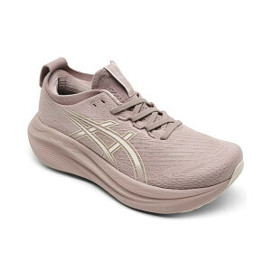 AVbNX fB[X Xj[J[ V[Y Women's GEL-NIMBUS 27 Running Sneakers from Finish Line Fawn, Birch