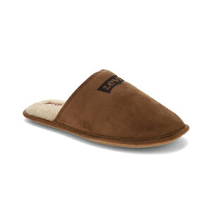 ���[�o�C�X �����Y �X���b�|���E���[�t�@�[ �V���[�Y Men's Milton 2 Slip-On Round Toe Slippers Tan