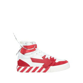 【送料無料】 オフホワイト メンズ スニーカー シューズ Sneakers Red
