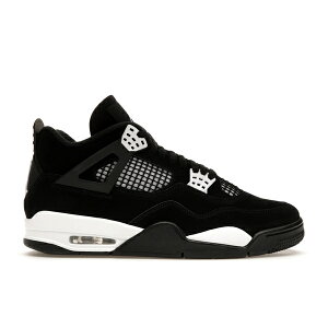 Jordan �W���[�_�� �����Y �X�j�[�J�[ �yJordan 4 Retro White Thunder�z �T�C�Y US_M_14 Black/White/Black