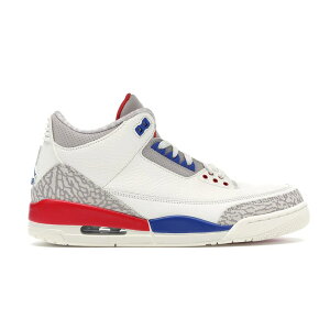 Jordan �W���[�_�� �����Y �X�j�[�J�[ �yJordan 3 Retro International Flight�z �T�C�Y US_9.5(27.5cm) Sail/Sport Royal-Light Bone-Fire Red
