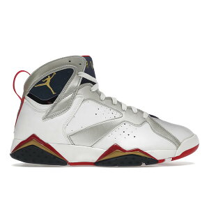 Jordan �W���[�_�� �����Y �X�j�[�J�[ �yJordan 7 Retro Olympic (2004)�z �T�C�Y US_9(27.0cm) White/Metallic Gold-Navy-True Red