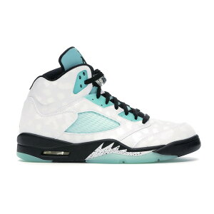 Jordan �W���[�_�� �����Y �X�j�[�J�[ �yJordan 5 Retro Island Green�z �T�C�Y US_9.5(27.5cm) White/Black-White-Island Green
