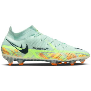 Nike �i�C�L �����Y �X�j�[�J�[ �yNike Phantom GT2 Elite FG Bonded Pack�z �T�C�Y US_8(26.0cm) Barely Green/Ghost Green/Total Orange/Blackened Blue
