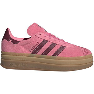 adidas �A�f�B�_�X ���f�B�[�X �X�j�[�J�[ �yadidas Gazelle Bold Shadow Red Pink Spark (Women's)�z �T�C�Y US_8(25.0cm) Shadow Red/Pink Spark/Shadow Red