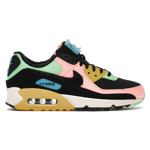 Nike �i�C�L ���f�B�[�X �X�j�[�J�[ �yNike Air Max 90 Atomic Pink Solar Flare (Women's)�z �T�C�Y US_5.5(22.5cm) Atomic Pink/Laser Blue-Solar Flare-Black