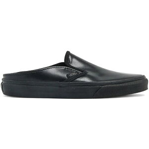 Vans �o���Y ���f�B�[�X �X�j�[�J�[ �yVans Classic Slip-On Mule Leather Black (Women's)�z �T�C�Y US_5(22.0cm) Black/Black