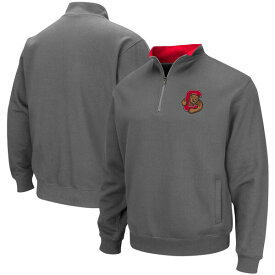 コロシアム メンズ ジャケット＆ブルゾン アウター Cornell Big Red Colosseum Tortugas Logo QuarterZip Pullover Jacket Charcoal