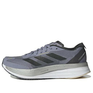 adidas �A�f�B�_�X �����Y �X�j�[�J�[ �yadidas Adizero Boston 11 'Silver Violet Black' HQ9032�z �T�C�Y US_M_13