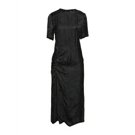 【送料無料】 メゾン ラヴィニアツーラ レディース ワンピース トップス Midi dresses Black