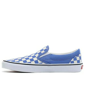 Vans �o���Y �����Y �X�j�[�J�[ �yVans Classic Slip-On 'Ultra Marine Checkerboard' VN0A4BV3TB6�z �T�C�Y US_M_4.5
