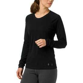 スマートウール レディース シャツ トップス Smartwool Women's Merino 150 Long Sleeve Baselayer Shirt Black