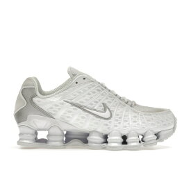 Nike ナイキ レディース スニーカー 【Nike Shox TL】 サイズ US_11.5W(28.5cm) White Metallic Silver Max Orange (Women's)