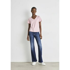 トミーヒルフィガー レディース Tシャツ トップス SOFT V NECK TEE 2 PACK - Basic T-shirt - white/pink